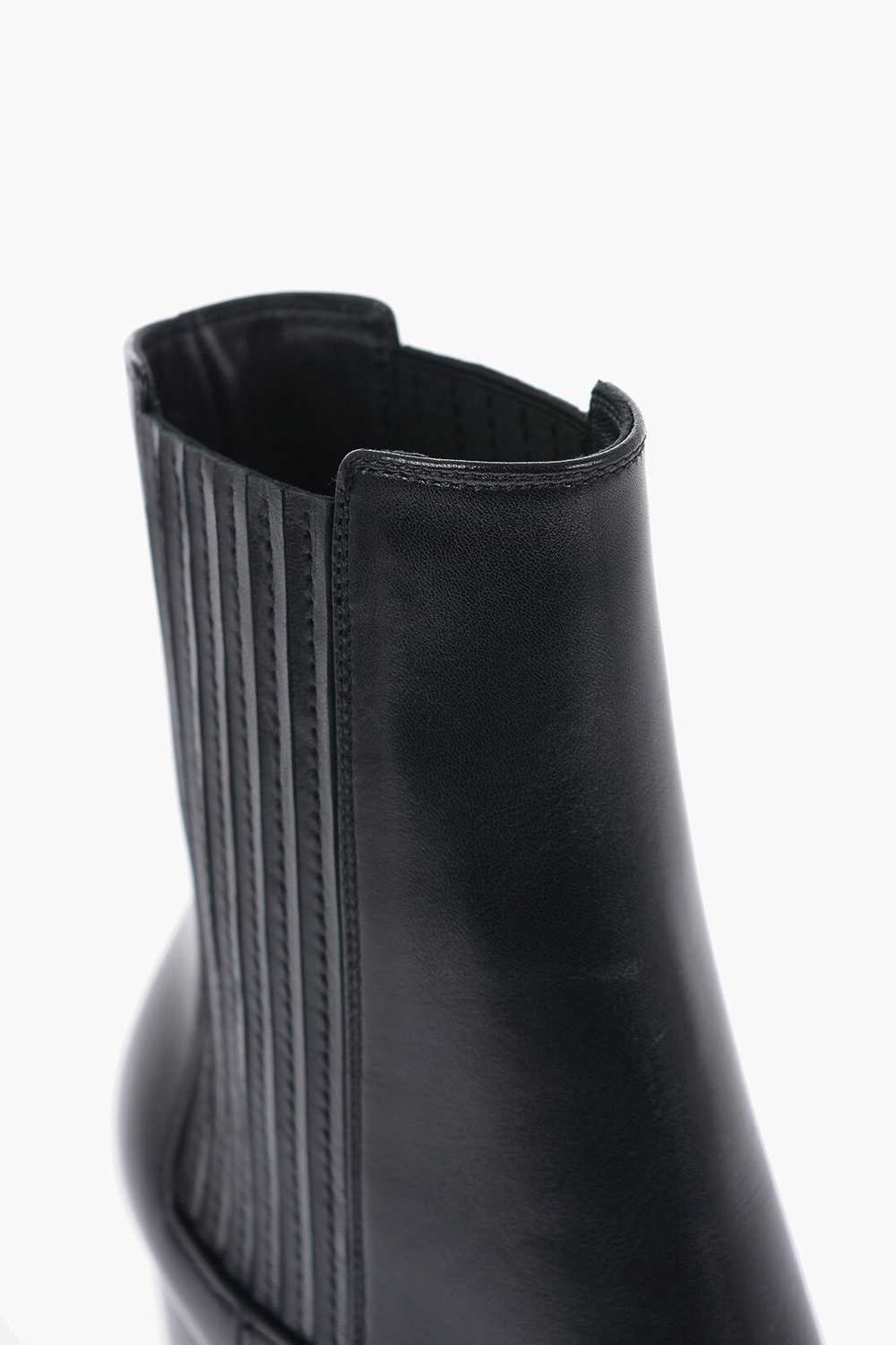 Saint Laurent Paris og1mm0724 Leather Boots in Bl… - image 4