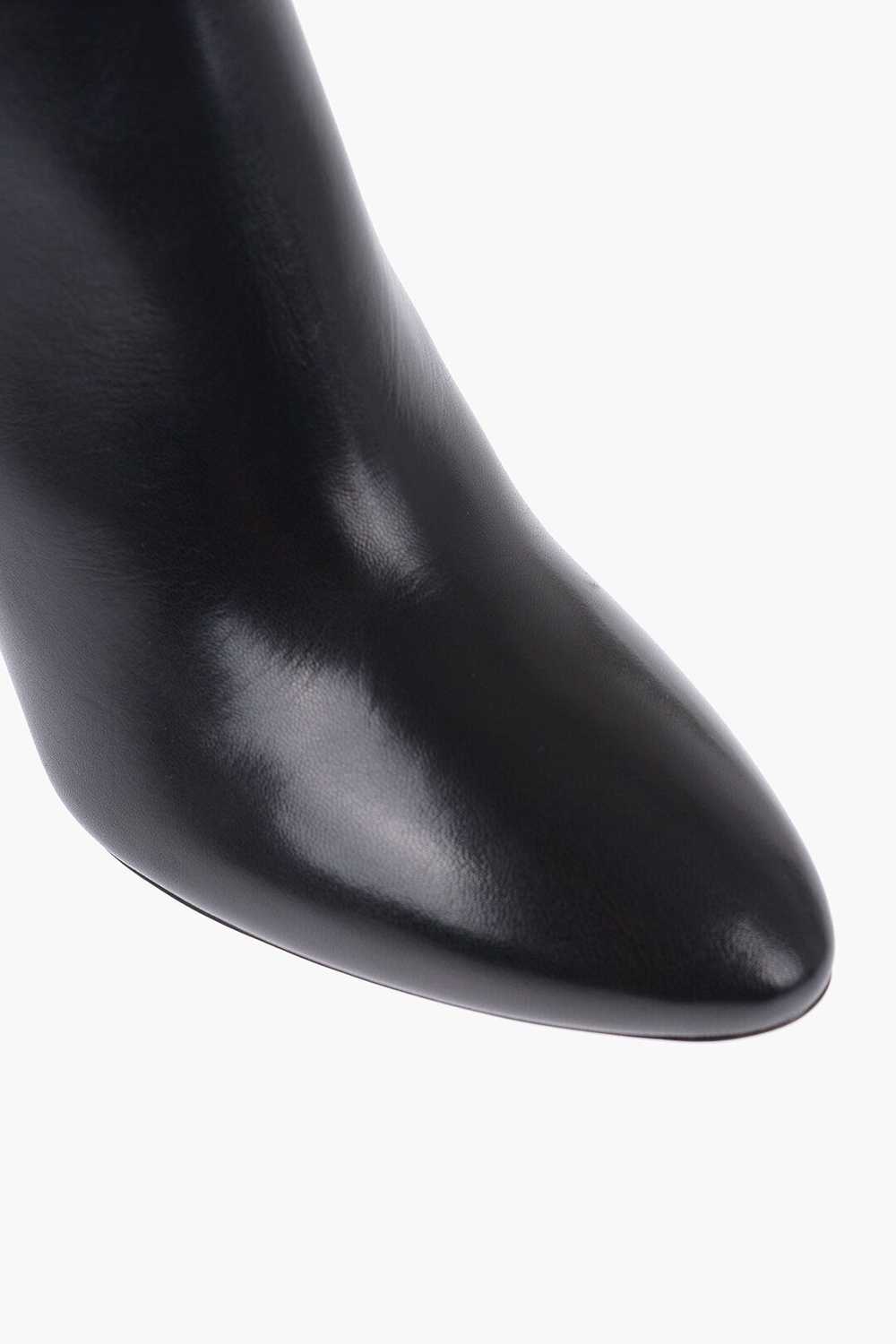 Saint Laurent Paris og1mm0724 Leather Boots in Bl… - image 5