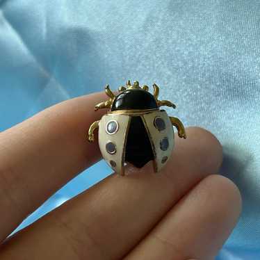 Vintage Lady Bug Pin - image 1