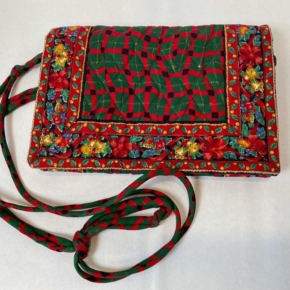 Vintage Vera Bradley Holiday Christmas crossbody … - image 1