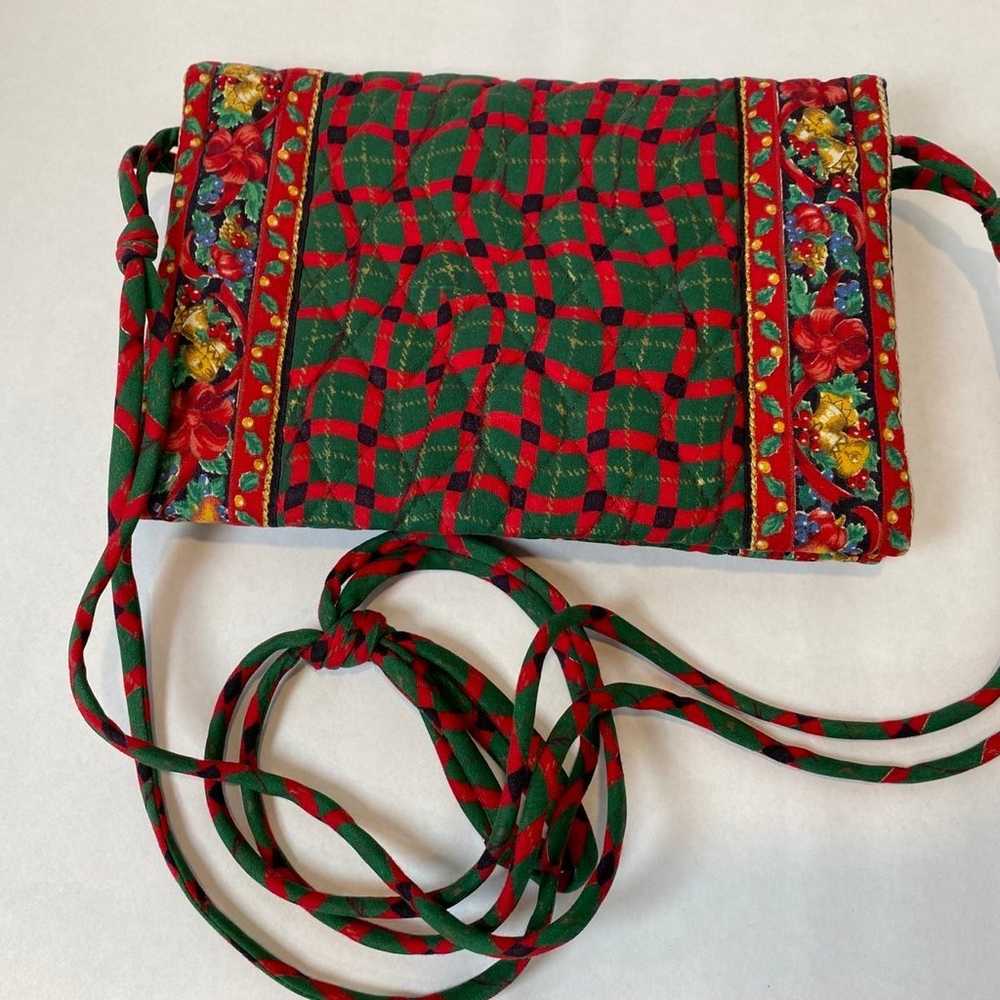 Vintage Vera Bradley Holiday Christmas crossbody … - image 2