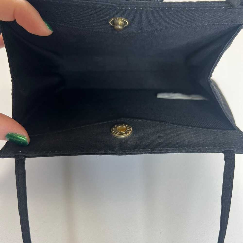 Y2K Vintage Black Mini Handbag with Bow - image 3