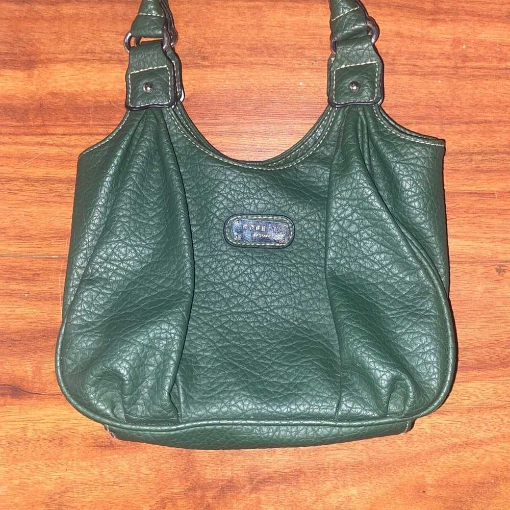 Vintage Hunter Green Rossetti Side Bag - image 2