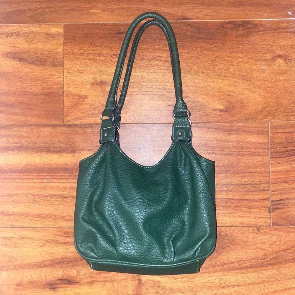 Vintage Hunter Green Rossetti Side Bag - image 3