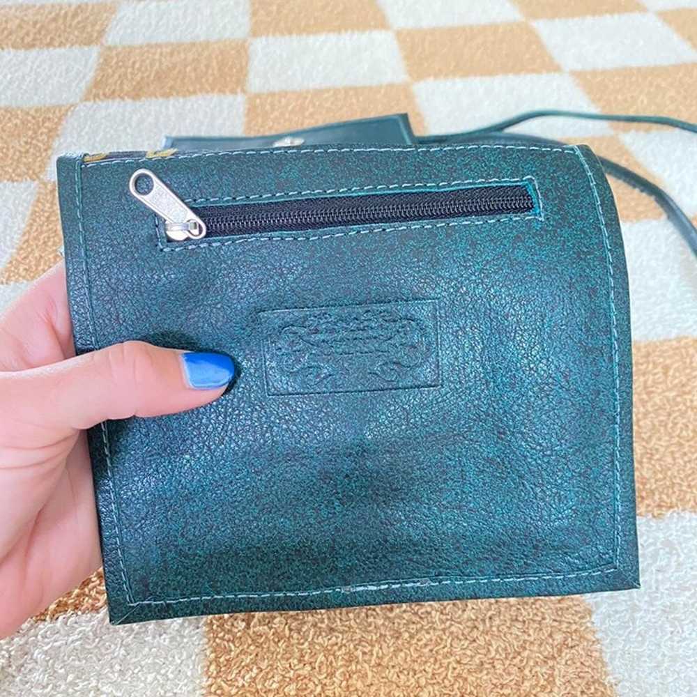 AMERICAN VINTAGE BLUE GREEN SILVER WALLET PURSE C… - image 6