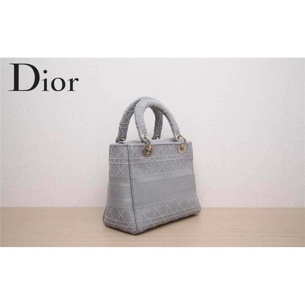 Dior Lady D-Lite cloth handbag - image 3