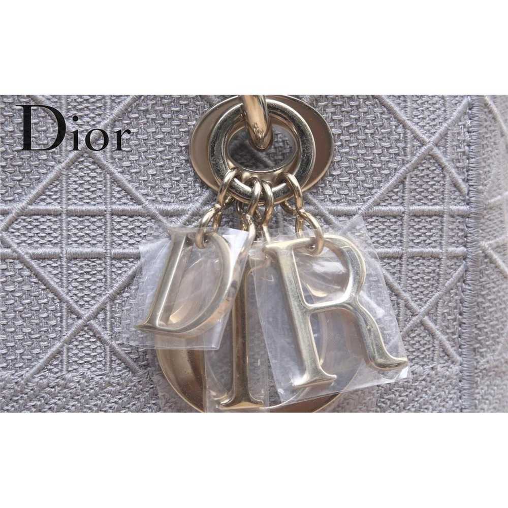 Dior Lady D-Lite cloth handbag - image 4