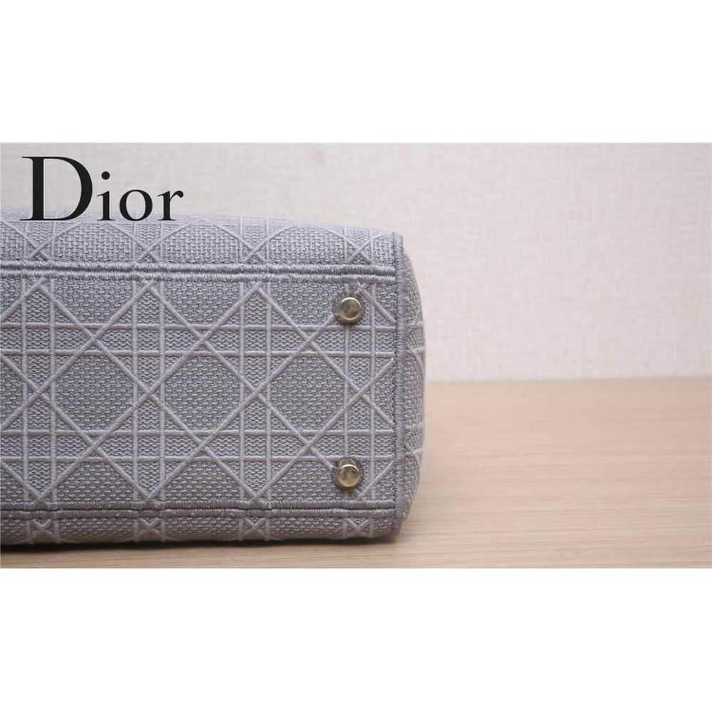 Dior Lady D-Lite cloth handbag - image 5