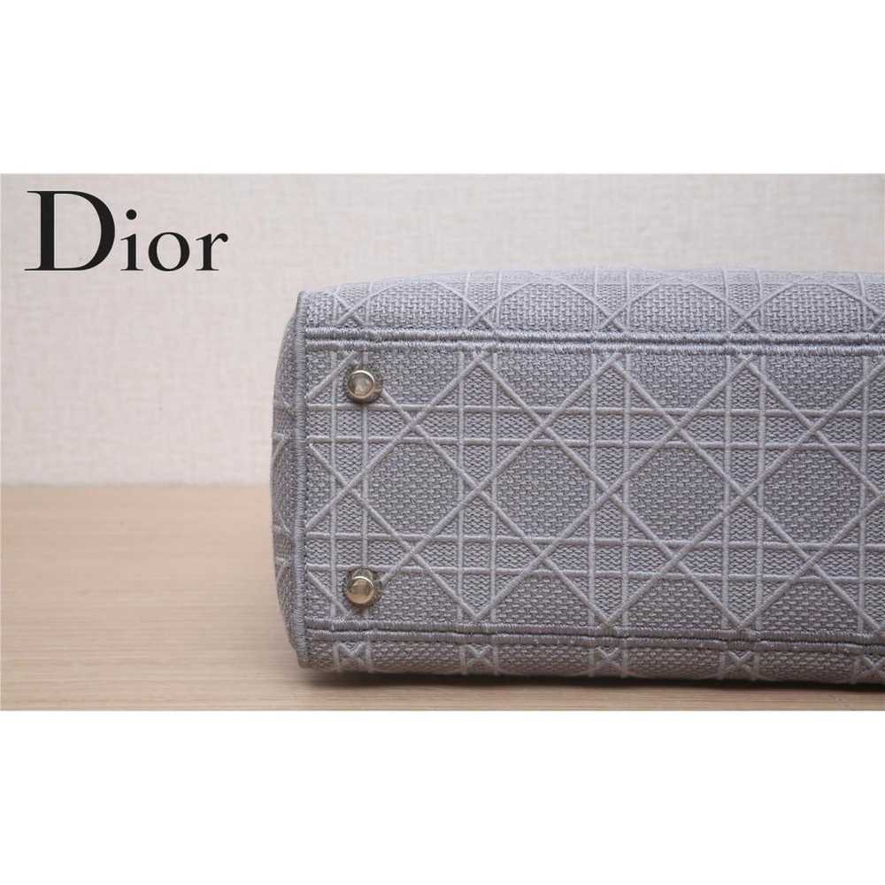 Dior Lady D-Lite cloth handbag - image 6