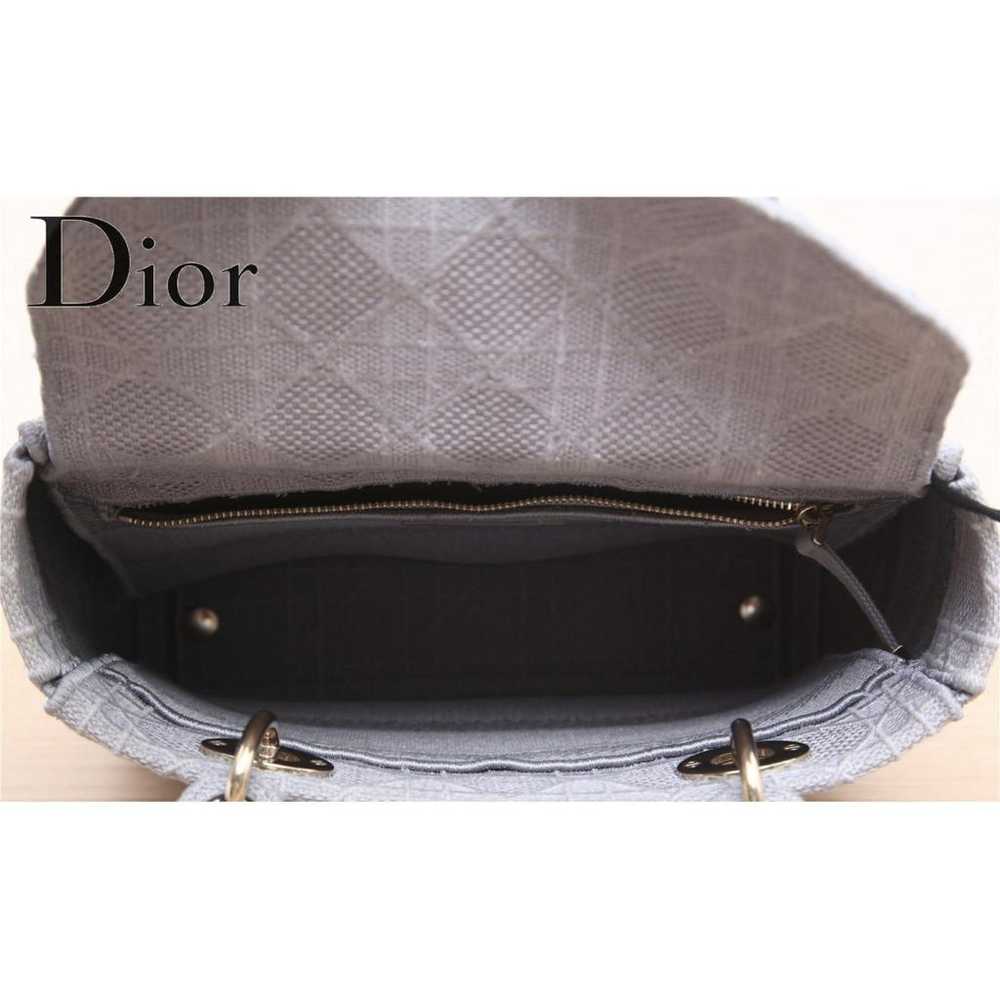 Dior Lady D-Lite cloth handbag - image 9