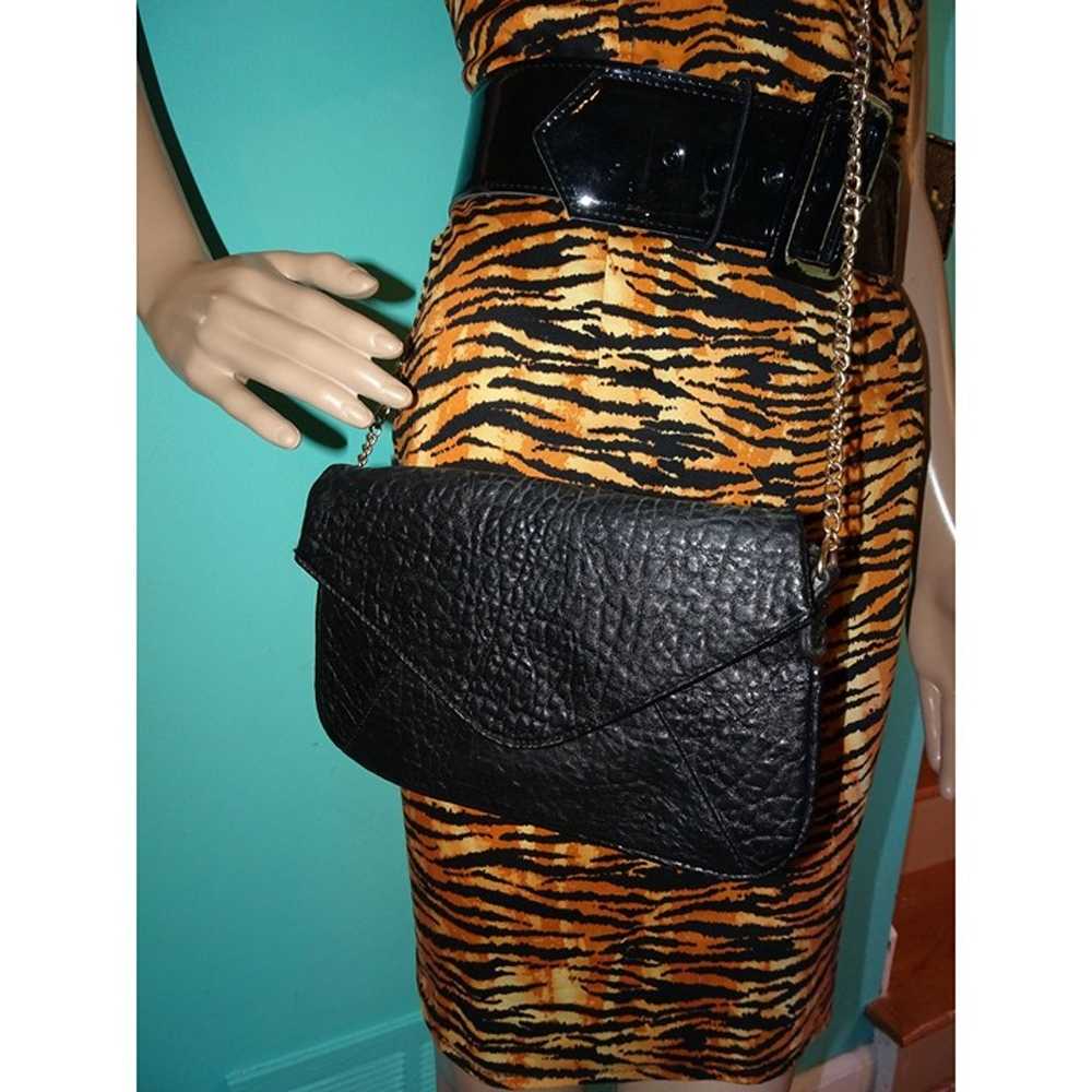 Vintage Faux Leather Purse pinup retro rockabilly… - image 5