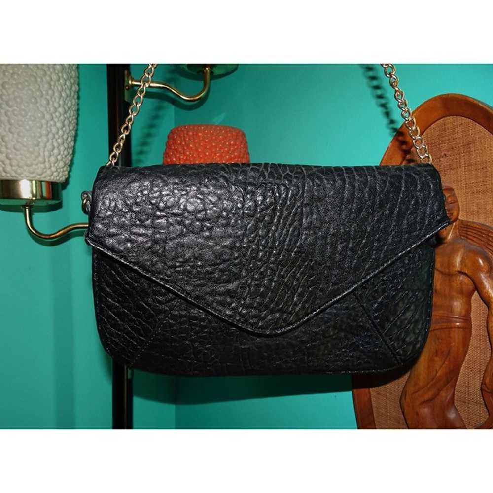 Vintage Faux Leather Purse pinup retro rockabilly… - image 6