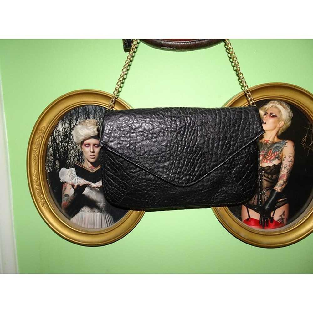 Vintage Faux Leather Purse pinup retro rockabilly… - image 7