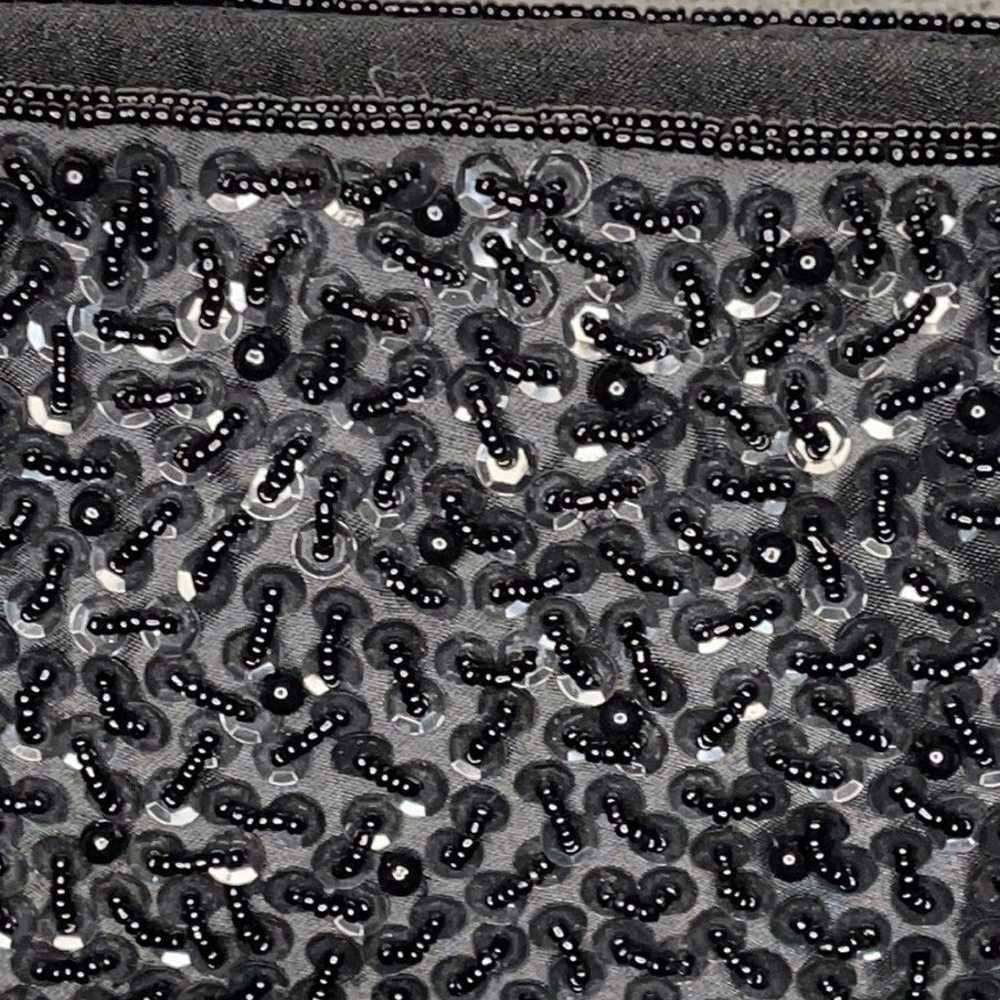 Vintage hand beaded evening bag purse - image 3