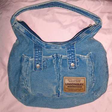 Vintage 90'-00's Union Bay denim purse - image 1