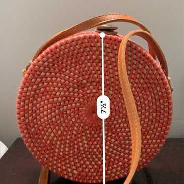 Round Rattan bag - image 1