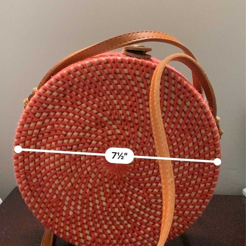 Round Rattan bag - image 2