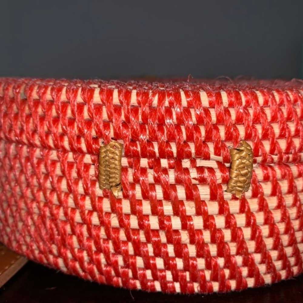 Round Rattan bag - image 6