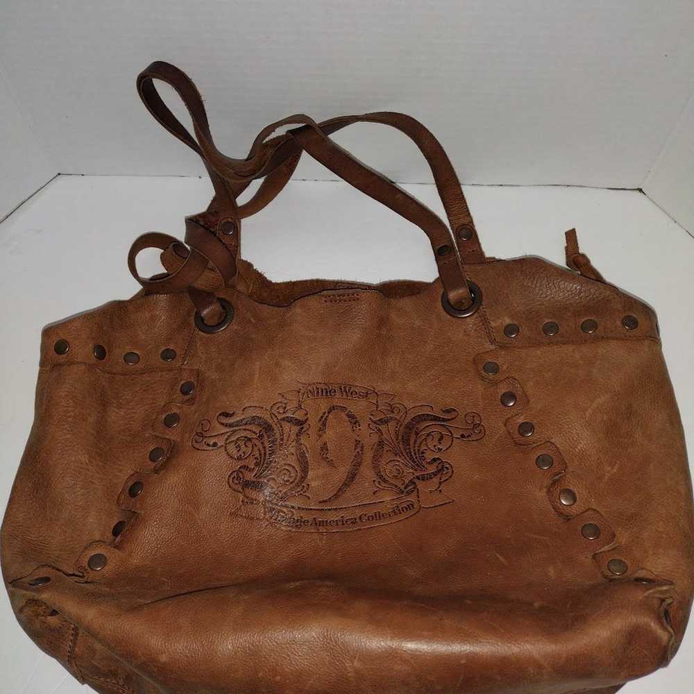 Nine West women's leather purse vintage American … - image 1