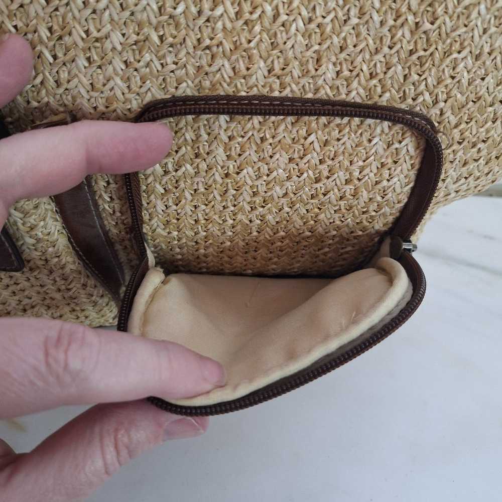 Vtg Rosetti Woven bag with wallet - image 4