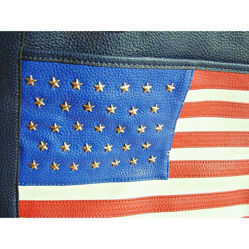 Patriotic USA Flag Chain Handle Shoulder Bag Purs… - image 5