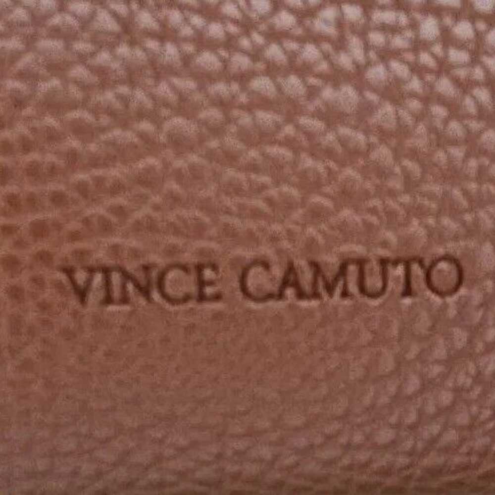 Vince Camuto Leather Handbag NEW Cognac Brown Bla… - image 3