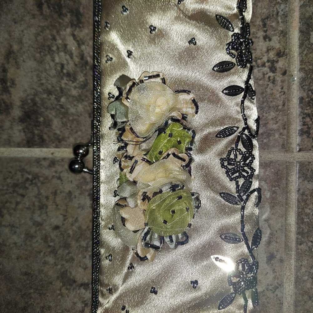 Vintage garden evening clutch - image 1