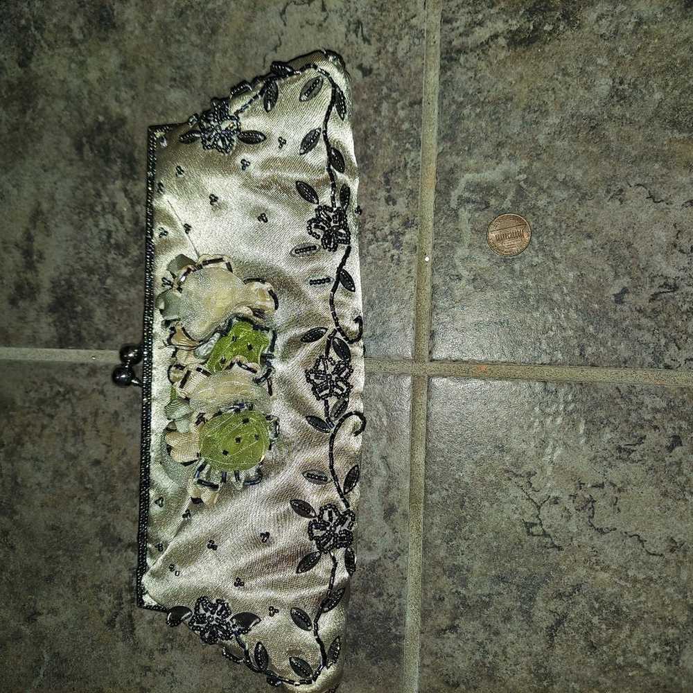 Vintage garden evening clutch - image 2