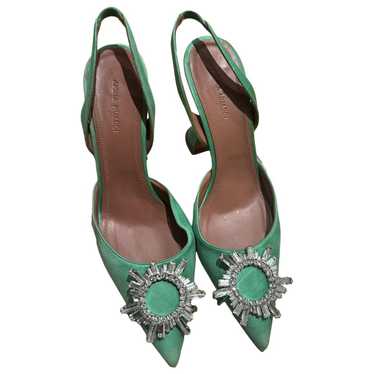 Amina Muaddi Begum cloth heels