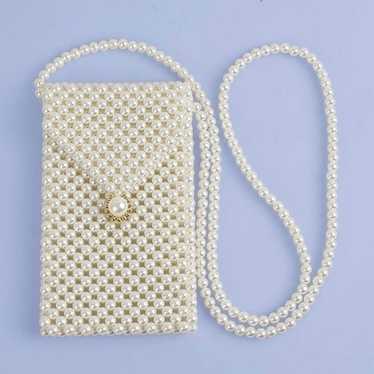 Luxury White Pearl Purses Shoulder Bag for Women B