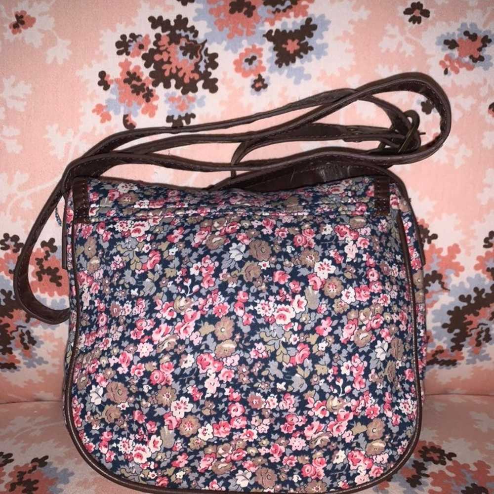 Pretty pink spring floral bag - image 3