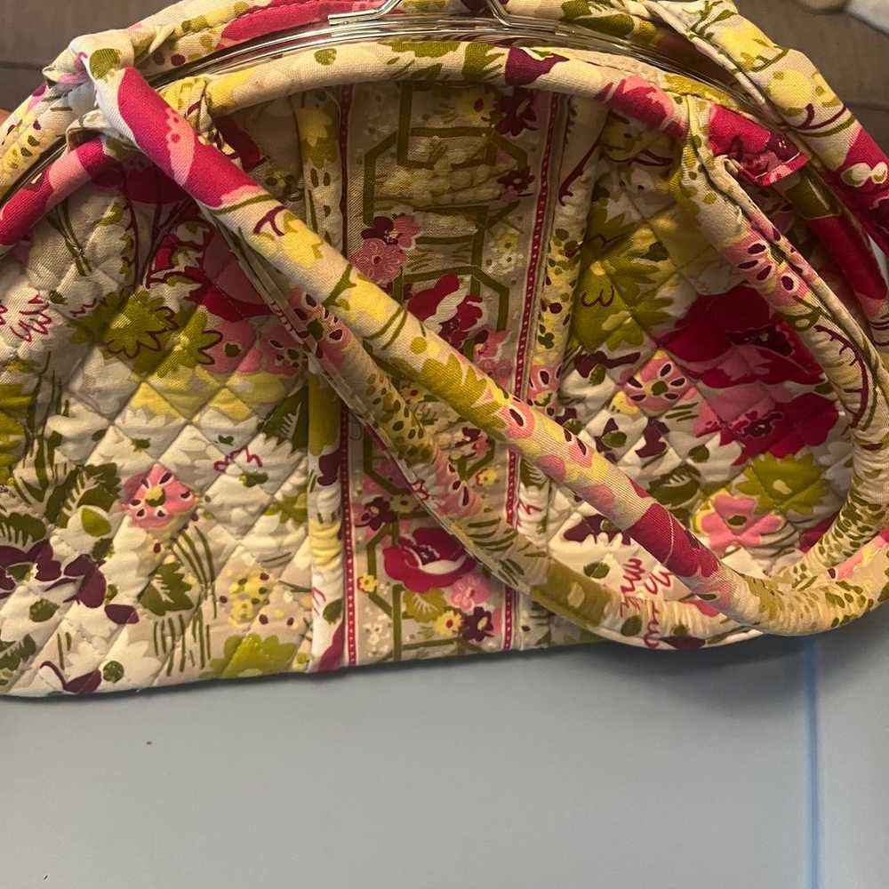 Vintage Vera Bradley Make Me Blush Handbag Tote - image 2