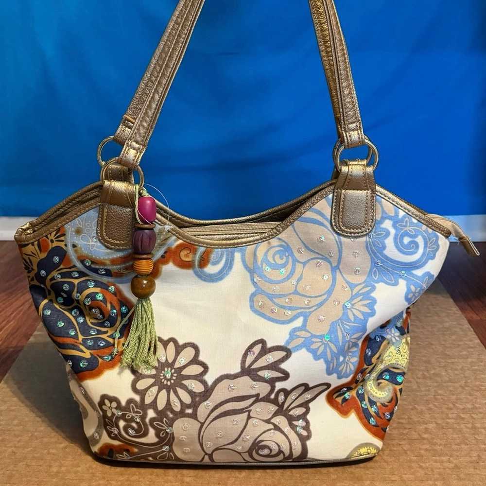 Bueno Floral Shoulder Bag #6254 - image 1