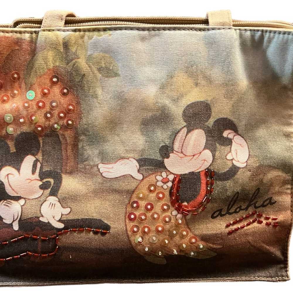 Disney Bag Aloha Purse Tote Minnie Mickey Mouse V… - image 1