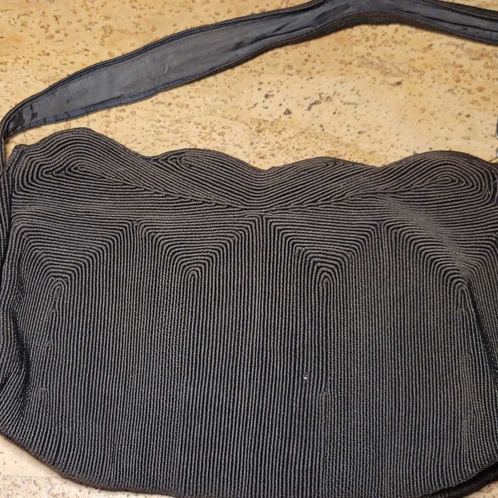 Vintage 1940s Genuine Corde Handbag Chocolate Bro… - image 3