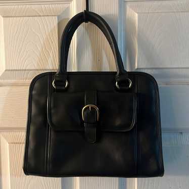 Vintage Vegan Leather Handbag - image 1