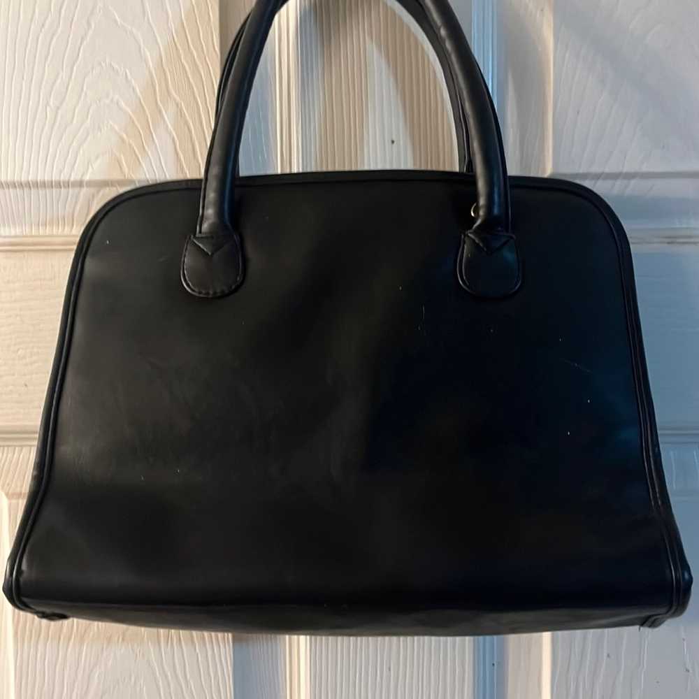 Vintage Vegan Leather Handbag - image 2