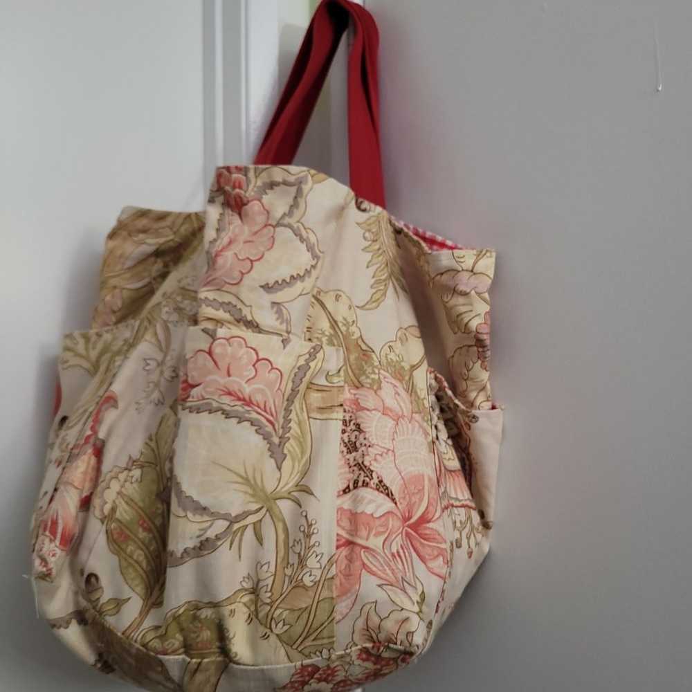 Bohemian and handmade XL shoulder bag, made of 10… - image 1