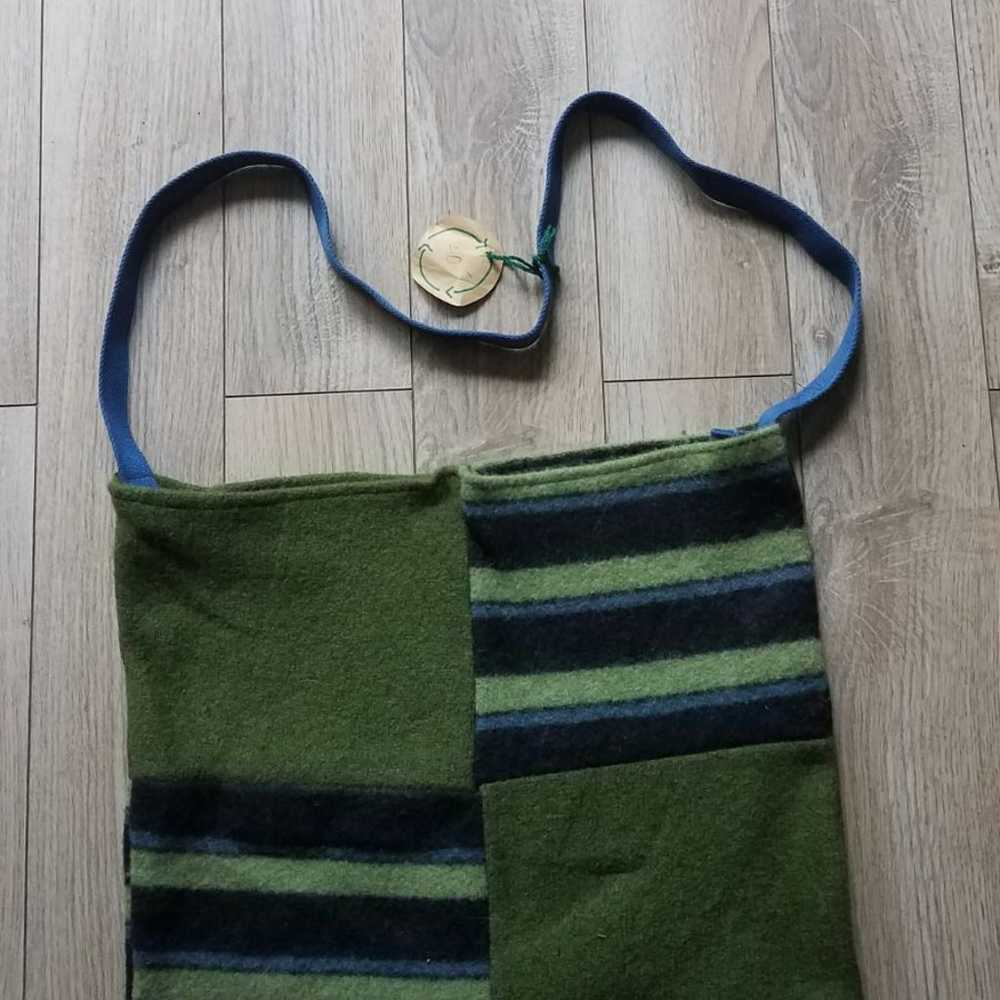 Handmade felted recycled sweater bag - image 1