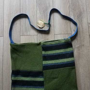 Handmade felted recycled sweater bag - image 1