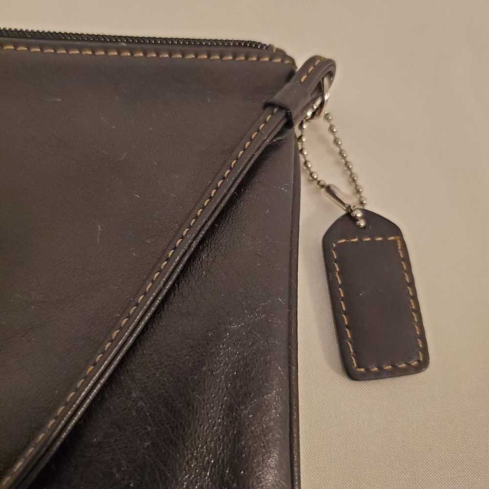 Black Vintage Coach Wristlet - image 10