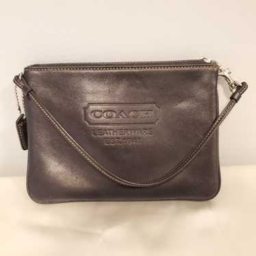 Black Vintage Coach Wristlet - image 1