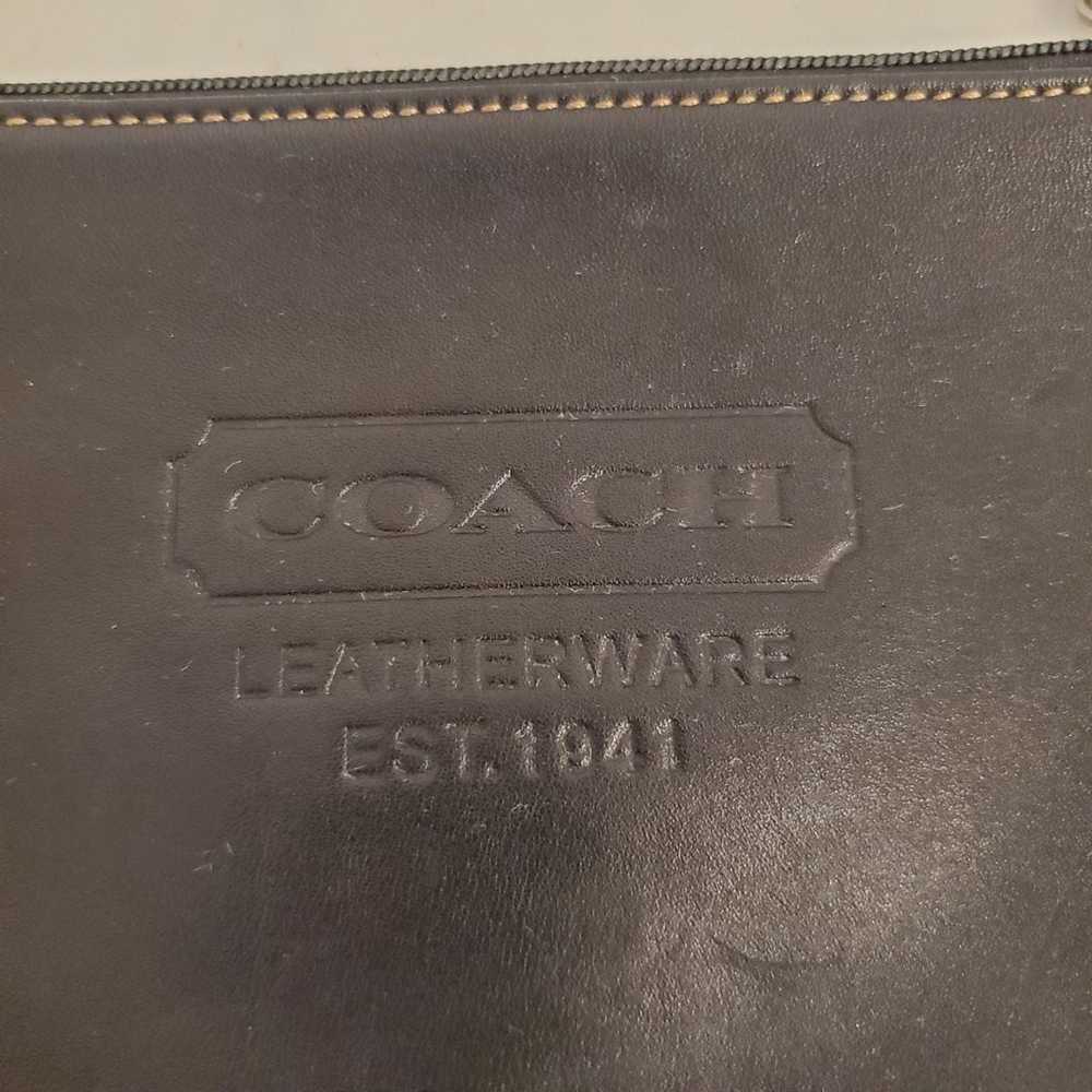 Black Vintage Coach Wristlet - image 2