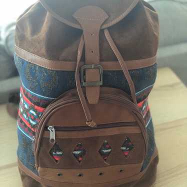 Carabuela Wool/Leather hotsell Hand Made in Ecuador Backpack