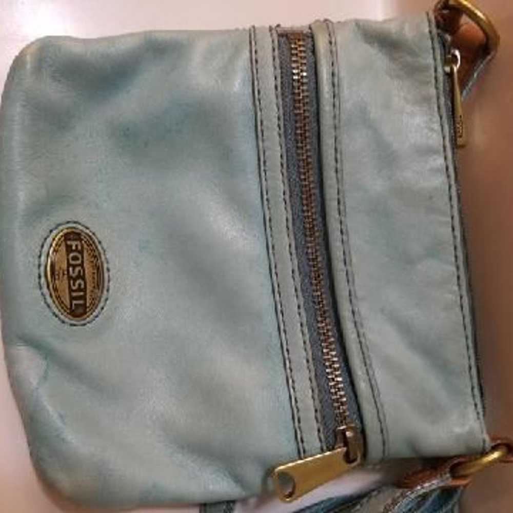 Fossil vintage handbag.  Crossbody - image 6