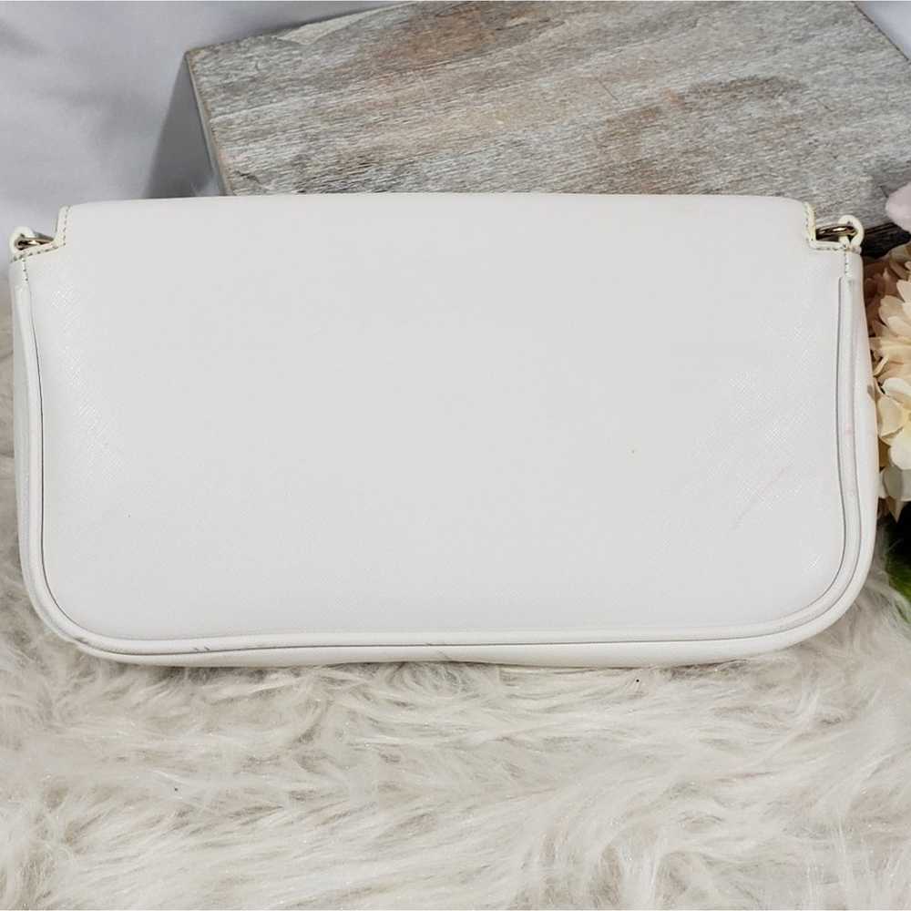 Charming Charlie Off White Rhinestone Clutch NWOT - image 3