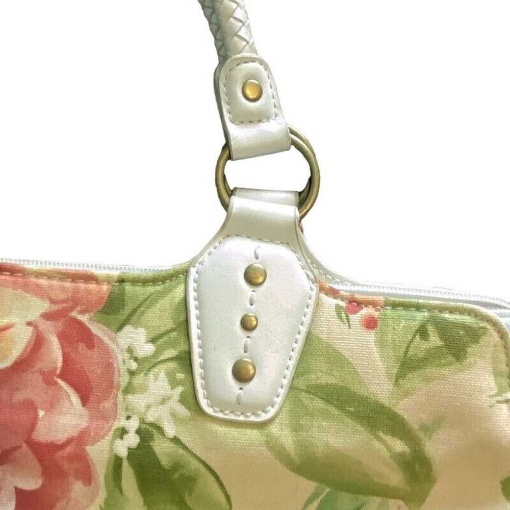 Fossil Relic Purse Multicolor Floral Fabric Lined… - image 6