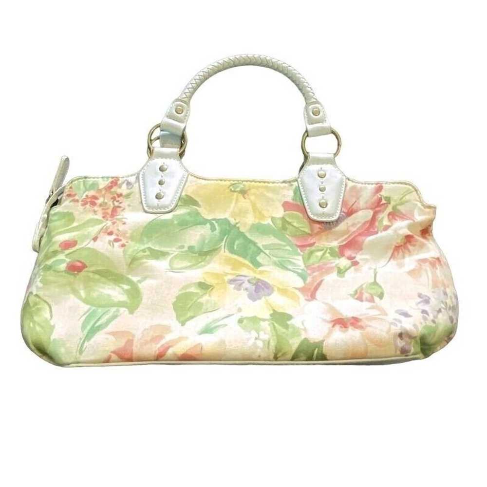 Fossil Relic Purse Multicolor Floral Fabric Lined… - image 8