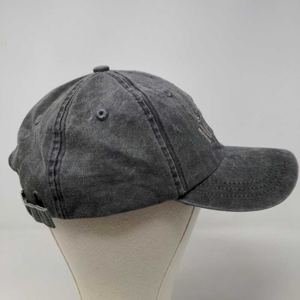 Unbranded Men's Slideback Hat Gray Adjustable Emb… - image 4