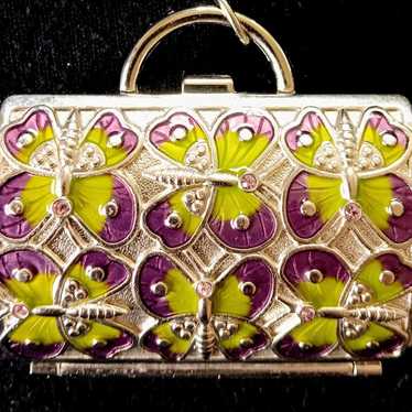 Vintage Judith Leiber Pill Box/ Coin Purse - image 1